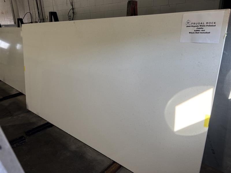CAESARSTONE 4600 Organic White Polished Jumbo